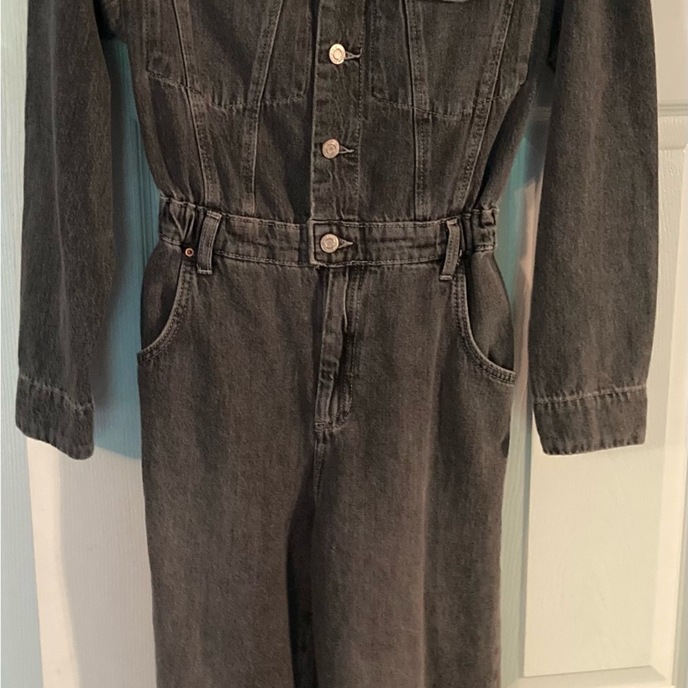 ZARA brand Juniors size 13-14 denim jumpsuit NWT